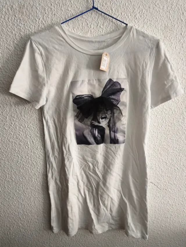 Vestido blanco con estampado