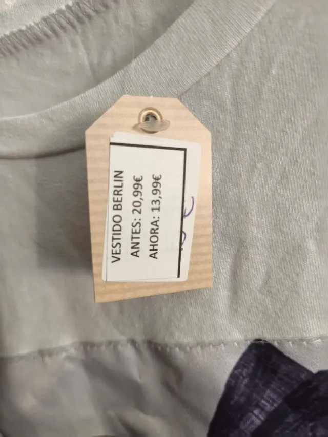 Vestido blanco con estampado