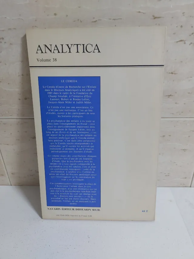 Analytica Volumen 38