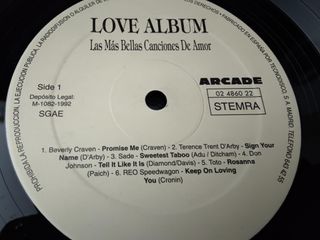 Vinilo Love Album - Las Más Bellas Canciones