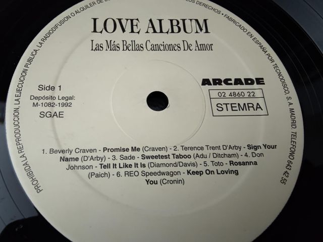 Vinilo Love Album - Las Más Bellas Canciones