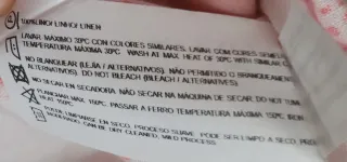 Blusa Cortefiel Lino Estampada Rosa Talla S