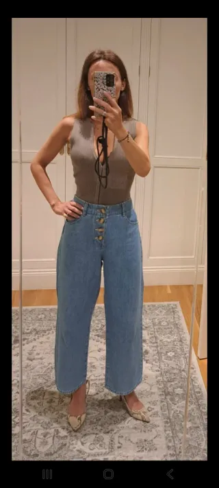 Pantalón vaquero ancho