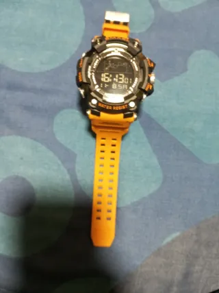 Reloj SMAEL Negro y Naranja