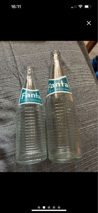 2 Bottiglie Antiche Fanta