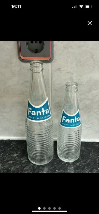 2 Bottiglie Antiche Fanta