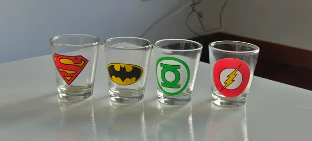 Vasos chupito Liga de la Justicia DC Comics