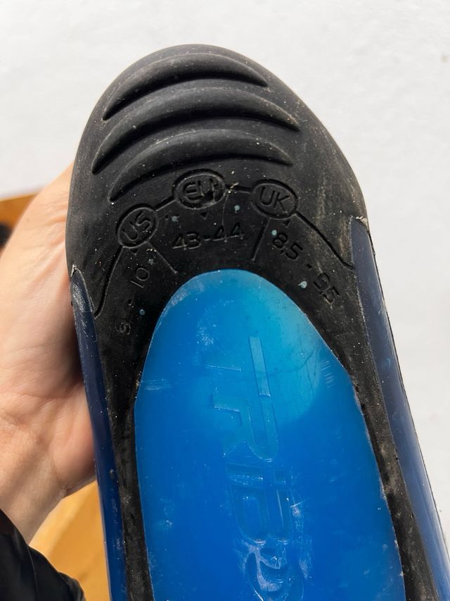 Aletas de natación Triboard azules