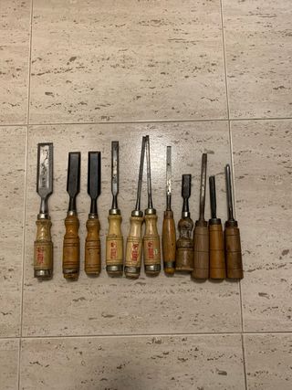 Juego de 11 Gubias para Madera