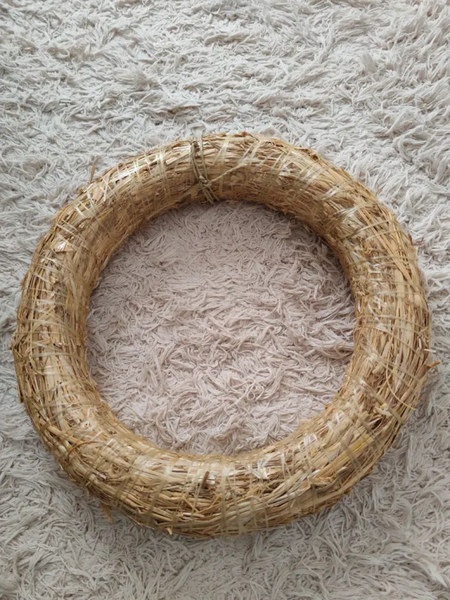 Corona Navidad Base Yute 30cm