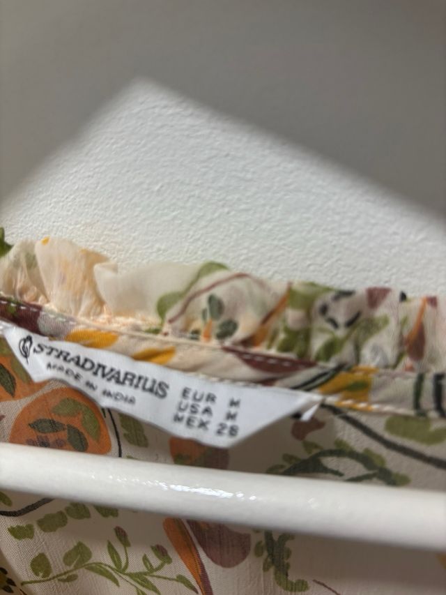 Vestido estampado Stradivarius Talla M