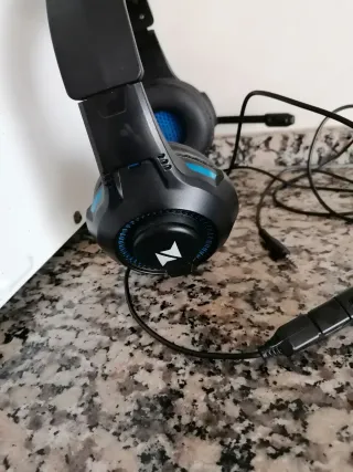 Auscultadores Audiopro Preto/Azul