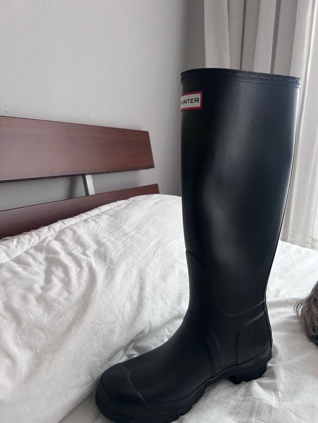 Botas Hunter Negras Usadas Una Vez