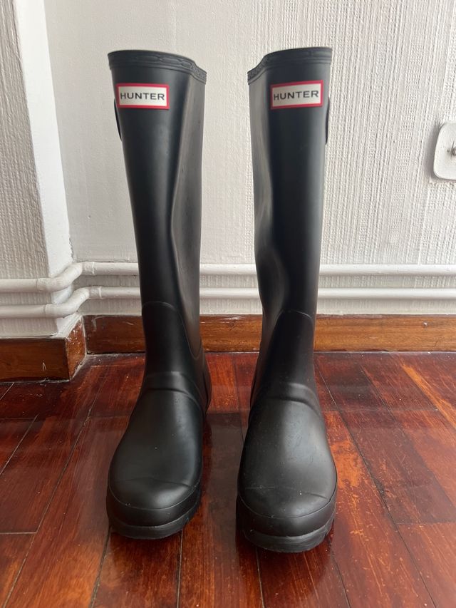 Botas Hunter Negras Usadas Una Vez