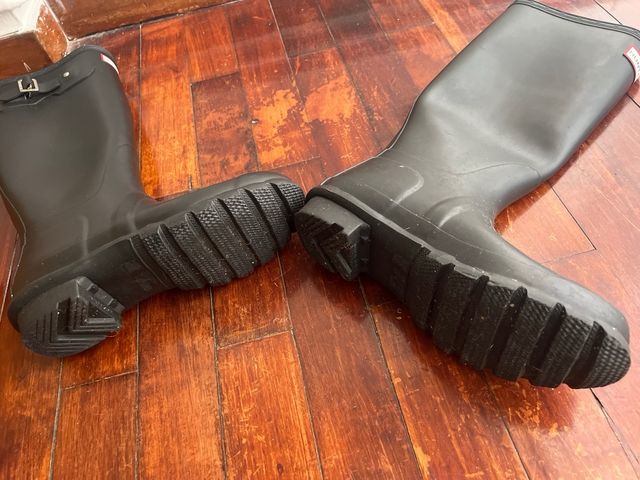 Botas Hunter Negras Usadas Una Vez