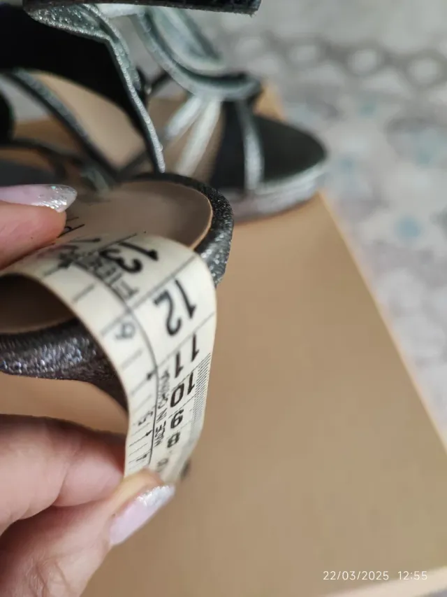 Paco Gil Zapatos de fiesta plateados