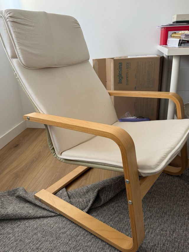 Silla Pello IKEA Madera Beige