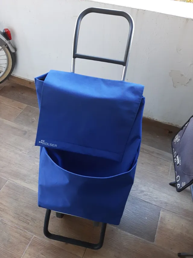 Carro compra Rolser azul