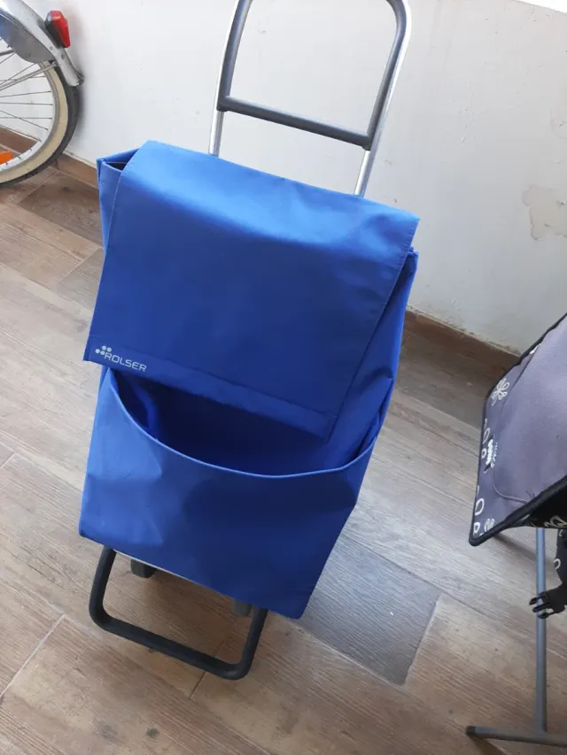 Carro compra Rolser azul