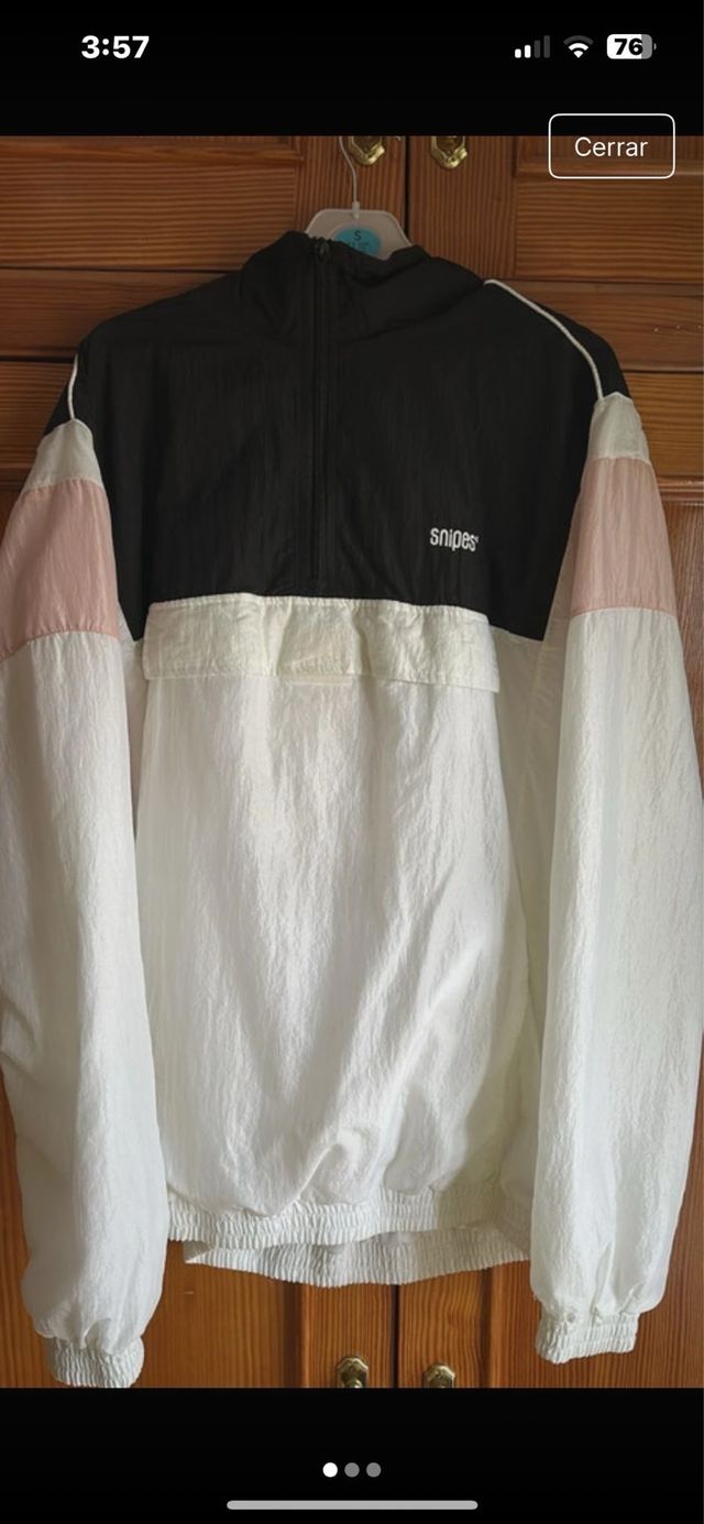 Canguro Snipes negro, rosa y blanco