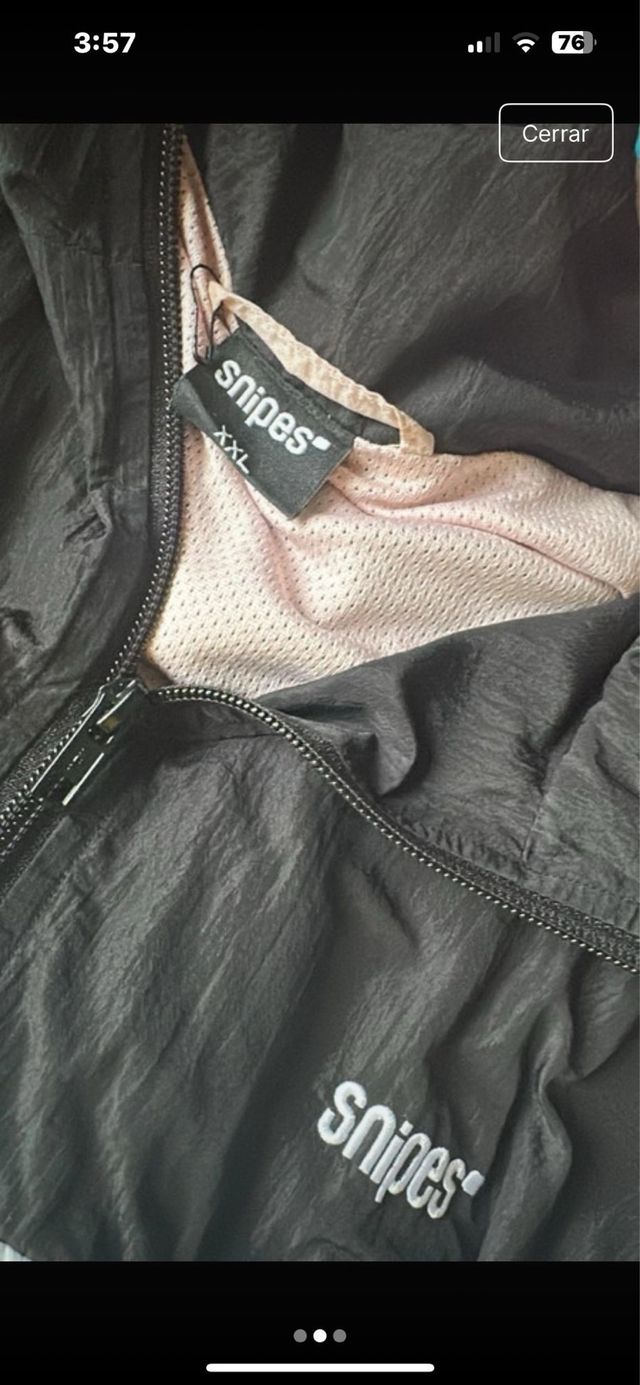 Canguro Snipes negro, rosa y blanco