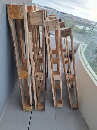 4 Palets europeos para proyectos de muebles