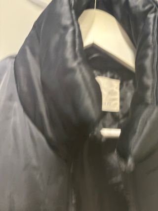 Chaleco acolchado corto negro