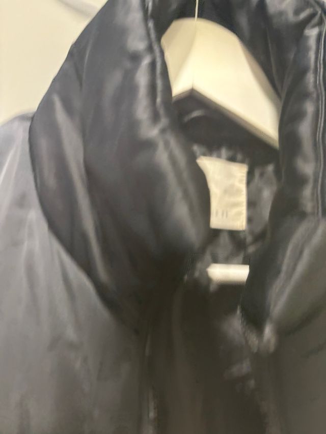 Chaleco acolchado corto negro