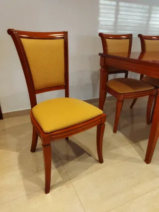 Mesa comedor extensible + 6 sillas