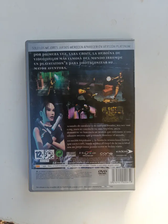 Tomb Raider: El Ángel de la Oscuridad PS2 Platinum