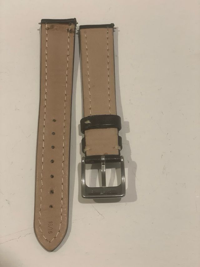 Correa de reloj 19mm con hebilla y pasadores