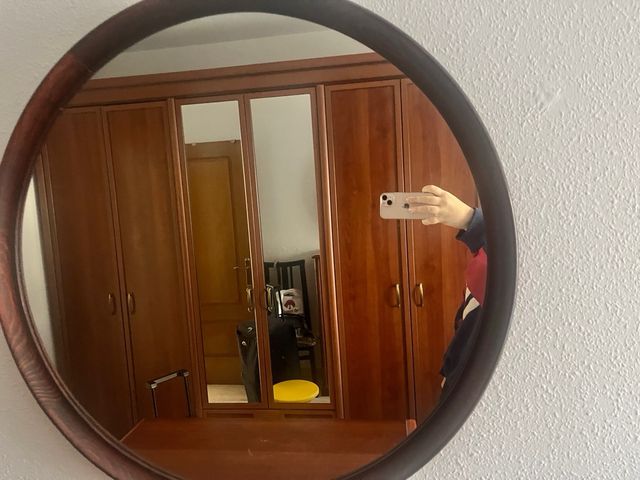 Espejo de madera ovalado. Venta hasta fin de mes