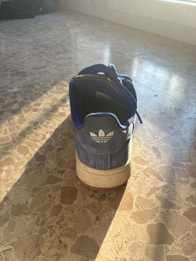 Zapatillas Adidas Campus Azul/Blanco