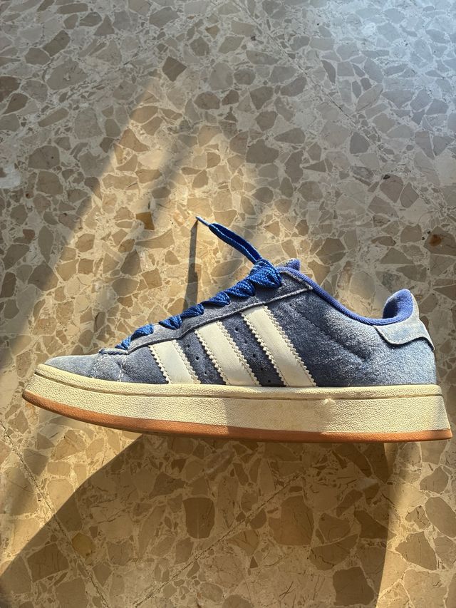 Zapatillas Adidas Campus Azul/Blanco