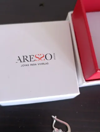Pendientes Aresso Plata Circonitas