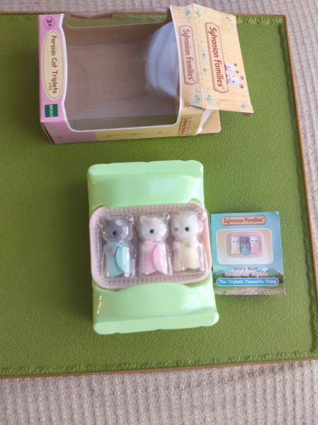 Trillizos Gatos Persas Sylvanian Families