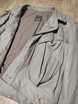 Cazadora Marithe Francois Girbaud Piel Beige