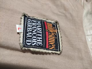 Cazadora Marithe Francois Girbaud Piel Beige