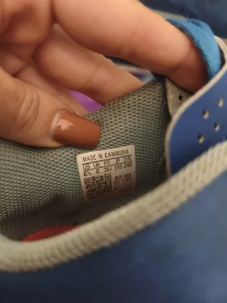 Botas de fútbol Adidas niño azul/verde