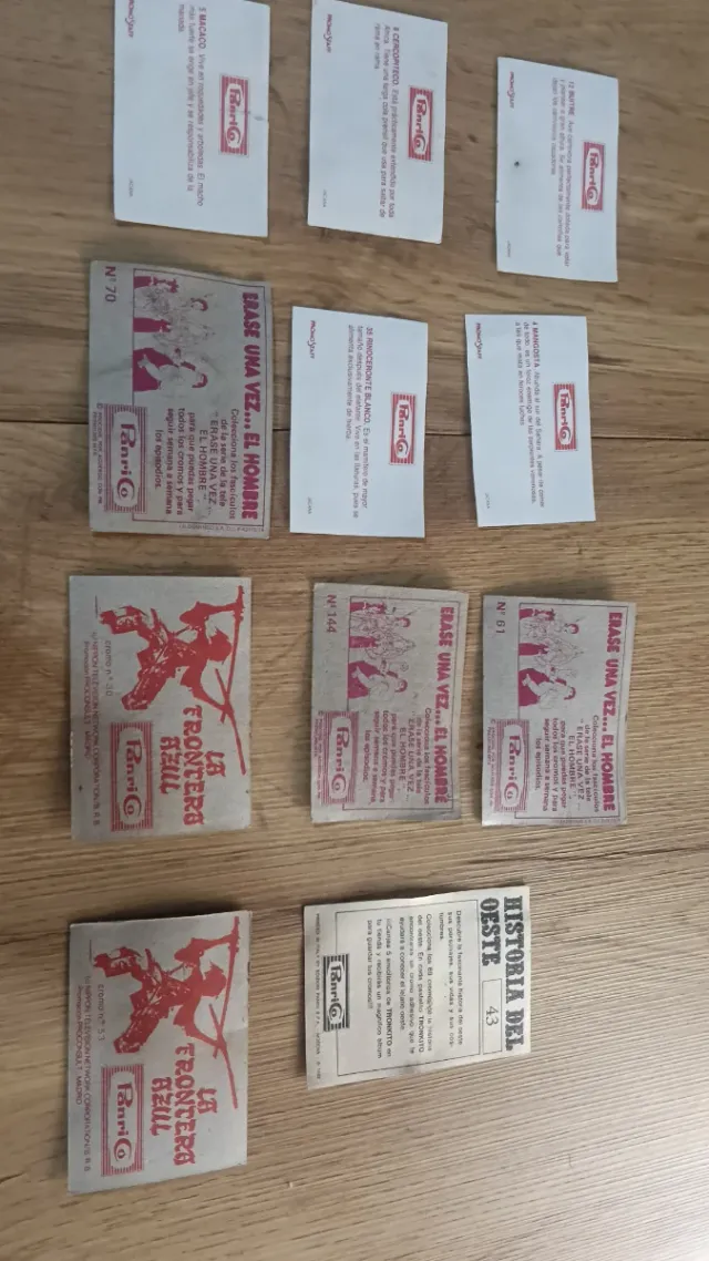 Lote cromos Panrico variado