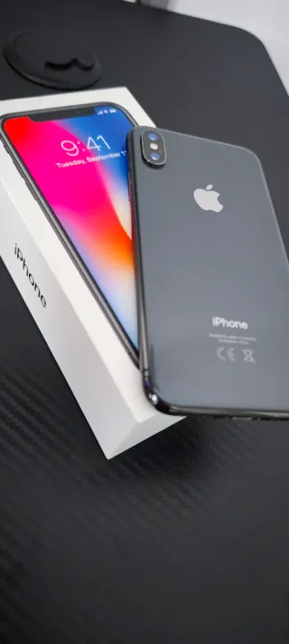 iPhone X 64GB Nero (Batteria 98%)