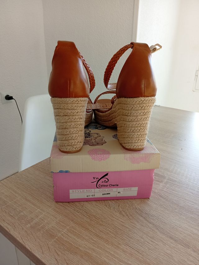 Sandalias Cuña Mujer Colour Cherie Talla 40