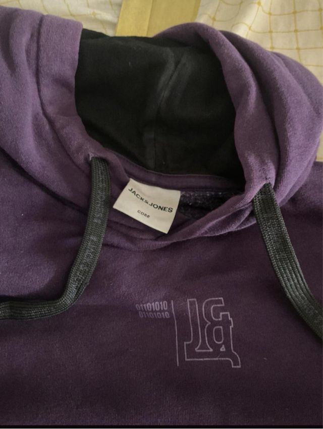 Sudadera Jack & Jones Morada Talla M