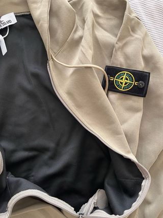 Sudadera Stone Island Verde Oliva/Beige
