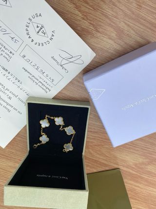 Pulsera Van Cleef & Arpels Oro Blanco