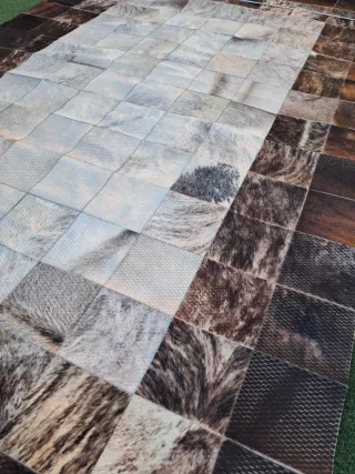 Alfombra de piel de vaca