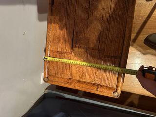 2 Mesitas Auxiliares Bambú Vintage