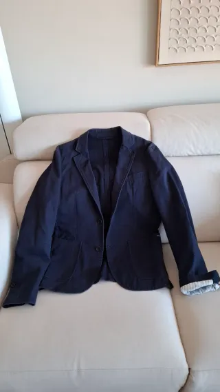 Americana Guess Marino con Elastano