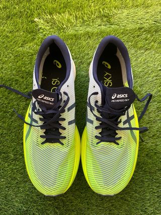 Zapatillas Asics Metaspeed Sky+ Verde/Amarillo