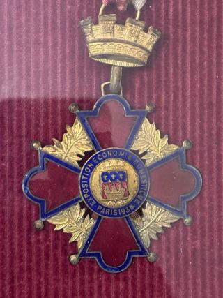 Medaglia Esposizione Economia Domestica Parigi 193